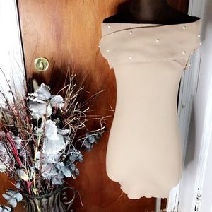 Mocha Off the Shoulders Dress